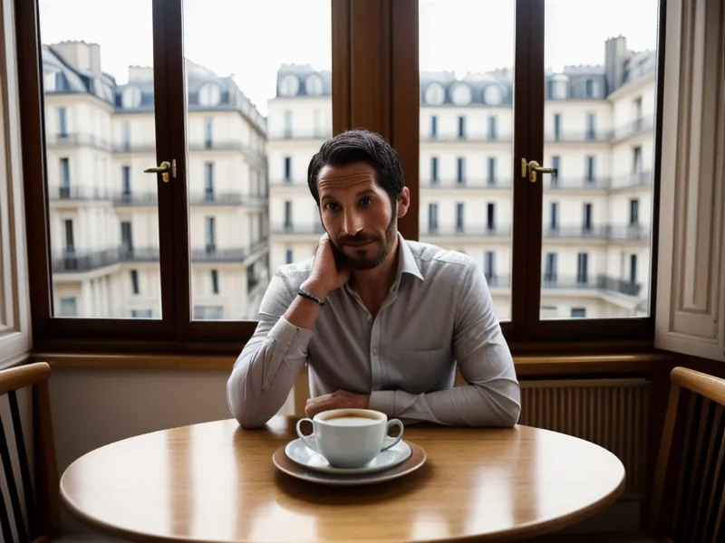 Main remuant un café en silence pendant un rendez-vous freelance à Orléans