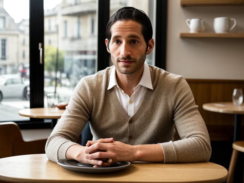 Carte de visite de freelance sur une table lors d'un événement de réseautage gratuit à Orléans